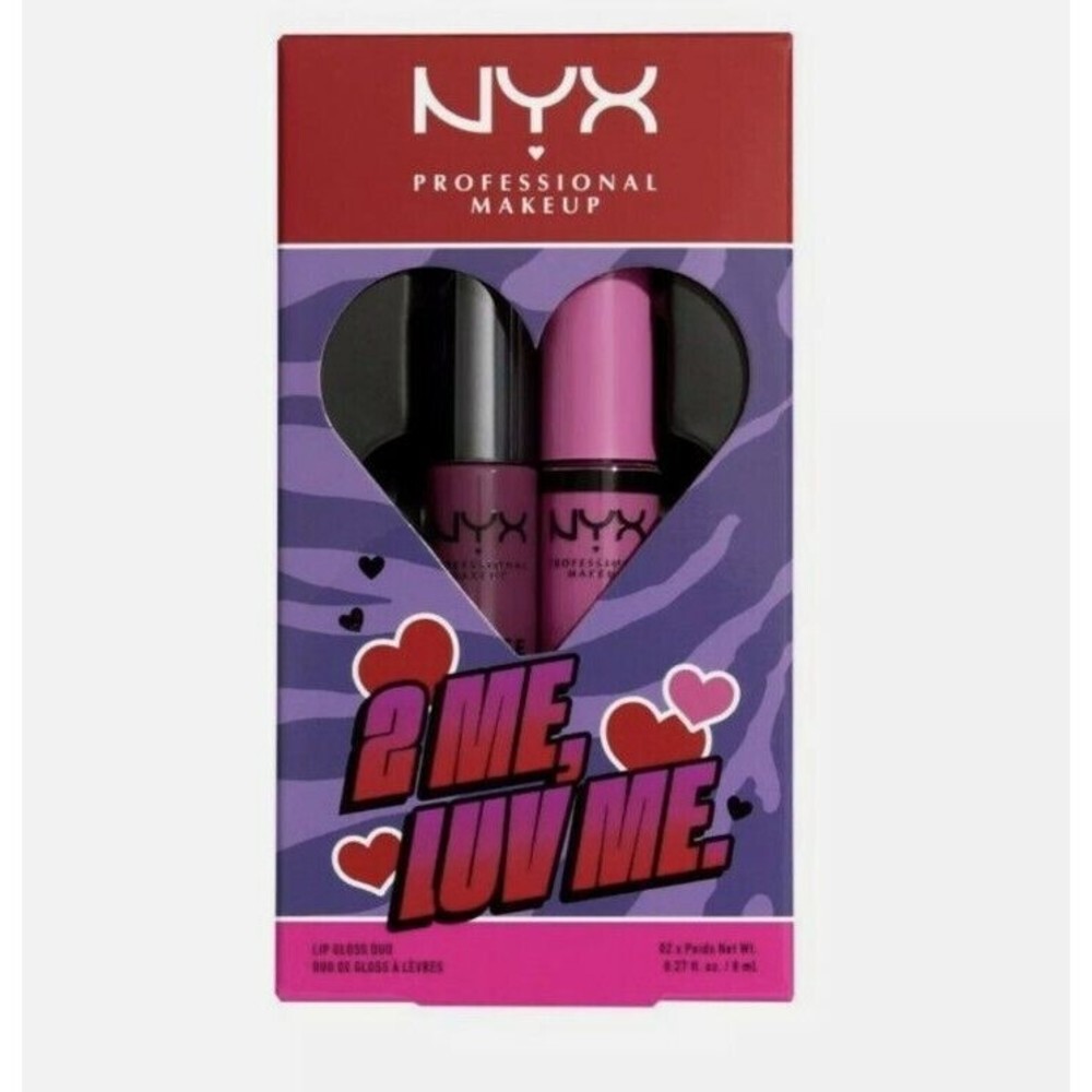 NYX Professional Makeup Butter Lip Gloss Berry Pink/ Neutral Pink - 2pk
